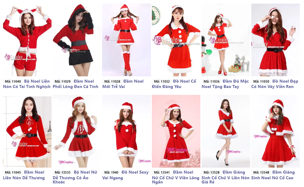Top Những Mẫu Đầm Noel Nữ Dễ Thương Cho Các Bạn Nữ Diện Vào Noel