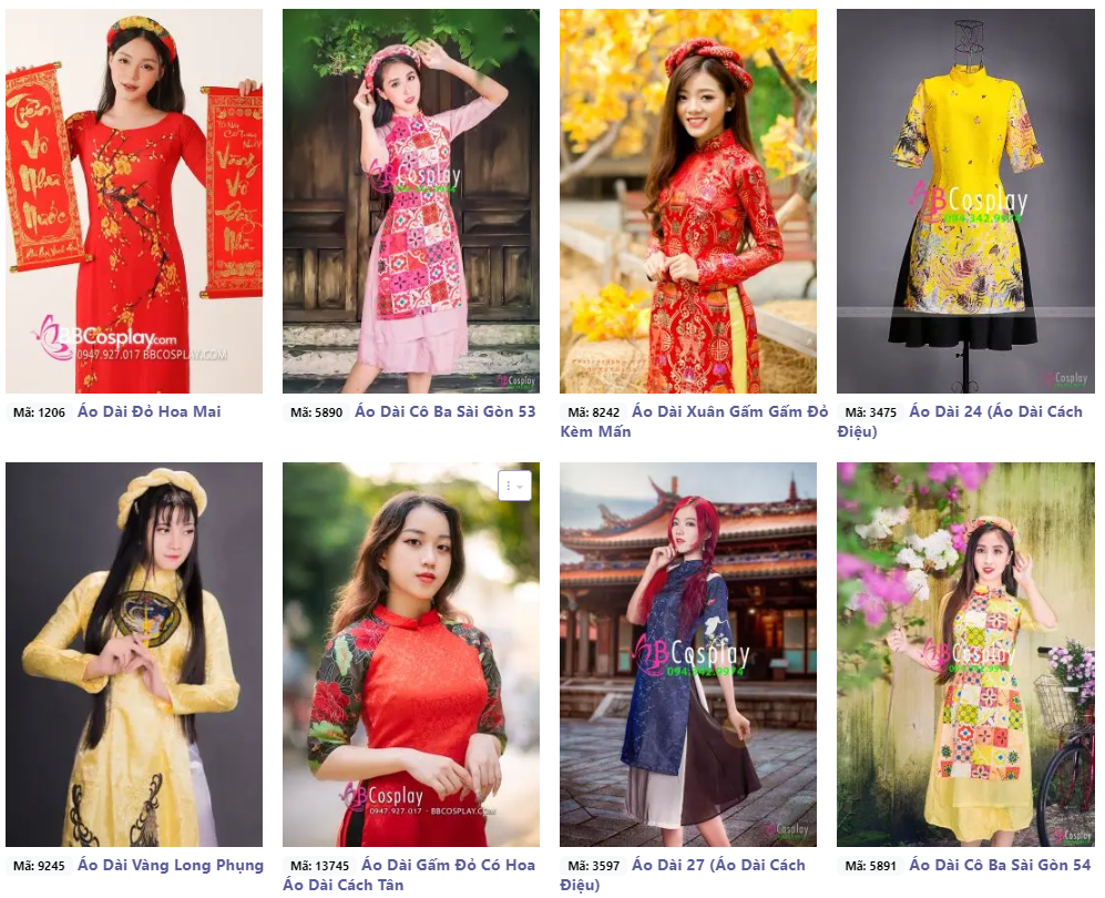 hãy đến bbcosplay để xem thêm nhiều mẫu áo dài đẹp
