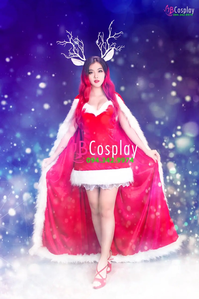 đầm noel nữ thần rừng sexy
