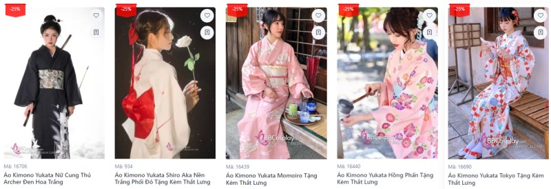 kimono nữ đang làm mưa làm gió tại bbcosplay