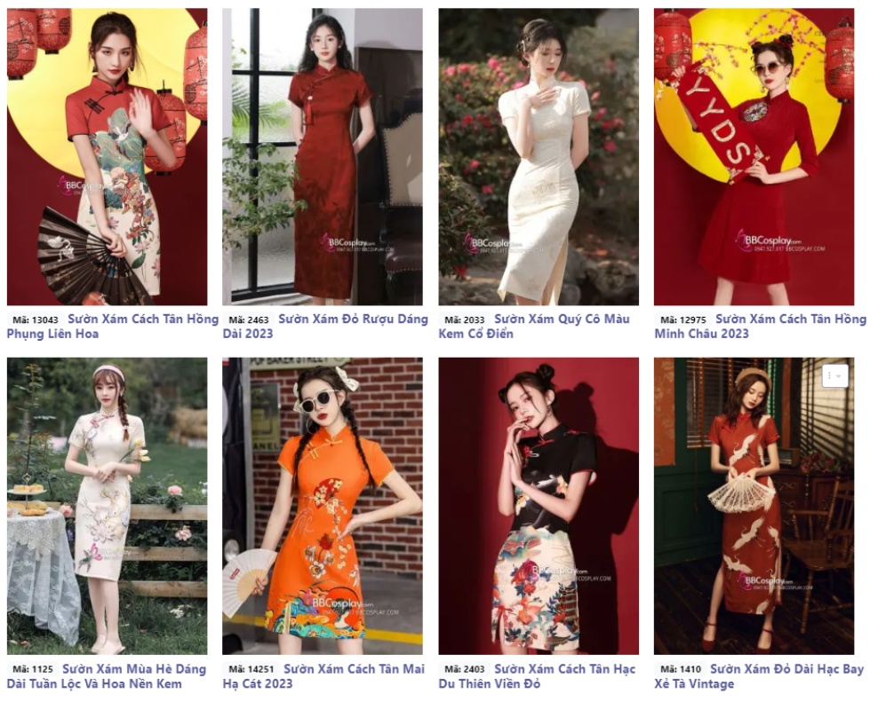 Những mẫu sườn xám cách tân hot trend 2023