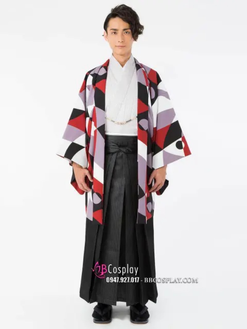 Kimono Nam Chuẩn Nhật Kèm Haori