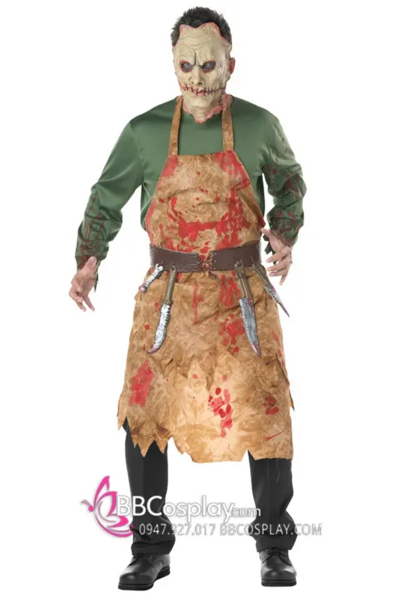 bộ trang phục đồ tể đáng sợ