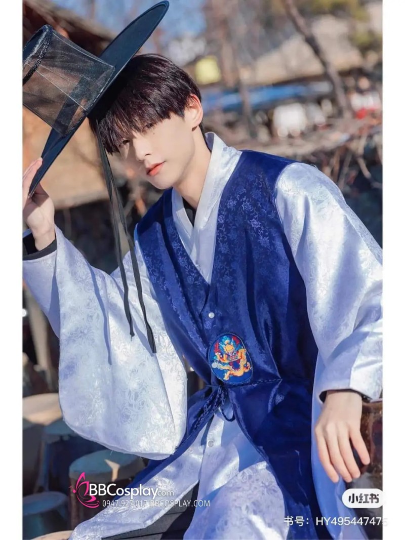 Đồ Hanbok Nam Hàn Quốc Có Nón