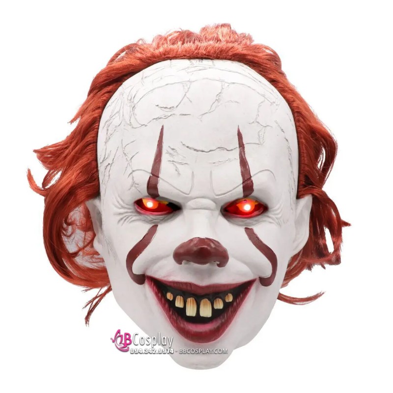 mẫu mặt nạ pennywise có đèn led bí hiểm