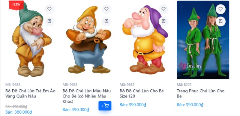 các chú lùn còn lại đang bị kẹt