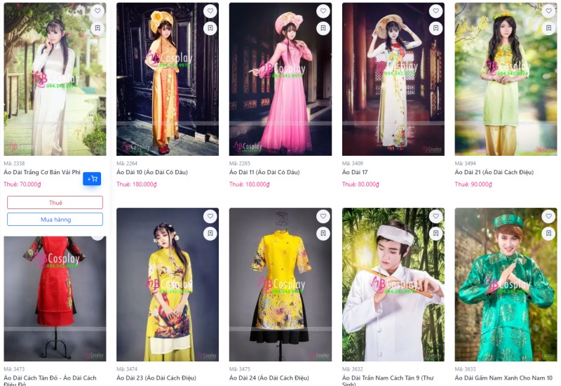 top những áo dài nam, nữ đẹp mẫu mới đa dạng