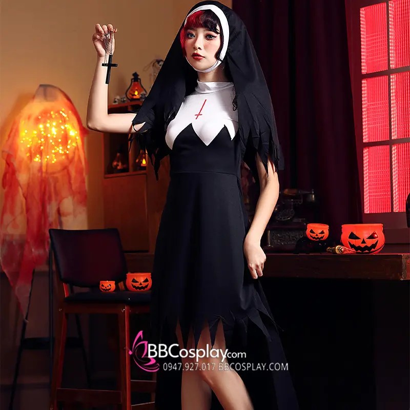 trang phục the Nun  sexy đẹp