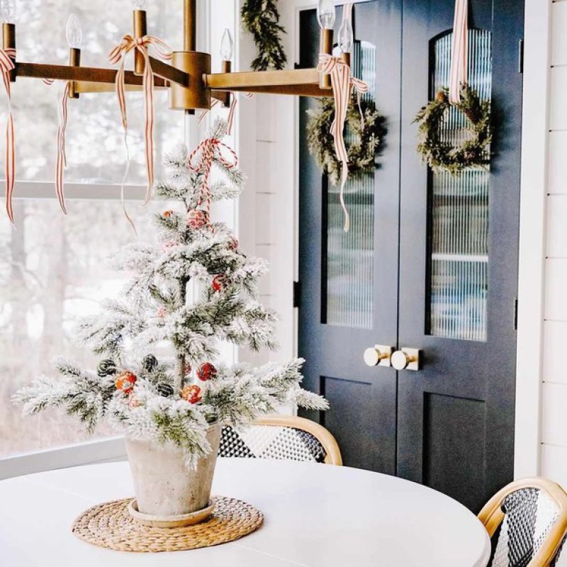 Những cây thông Noel mini dành riêng cho nhà chật - Ảnh 4.