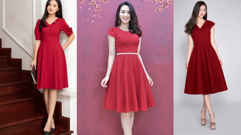 Váy liền thân xòe