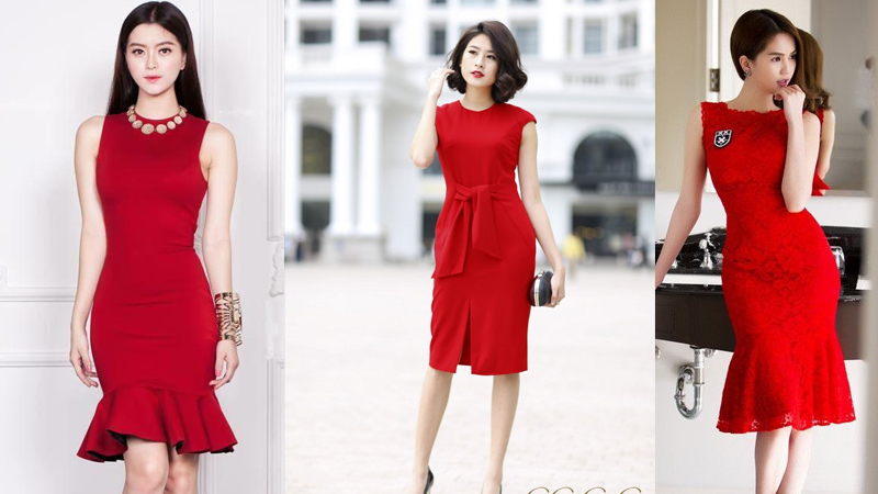 Những Kiểu Váy Liền Thời Trang Cho Bạn Gái Tha Hồ Diện Đón Tết