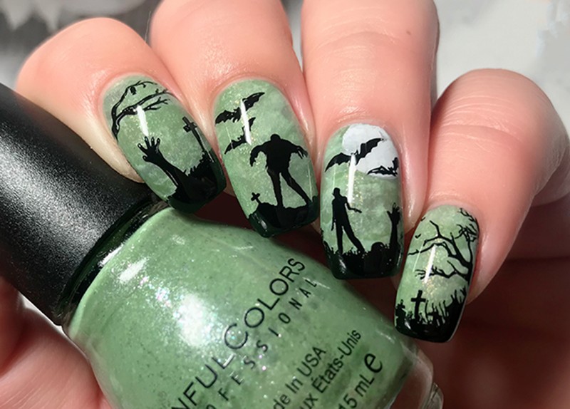 những mẫu nail halloween đẹp