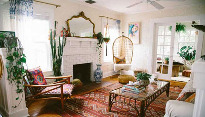Phong cách thiết kế nội thất bohemian