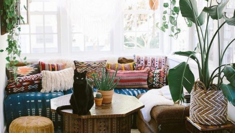 Phong cách bohemian trong nội thất