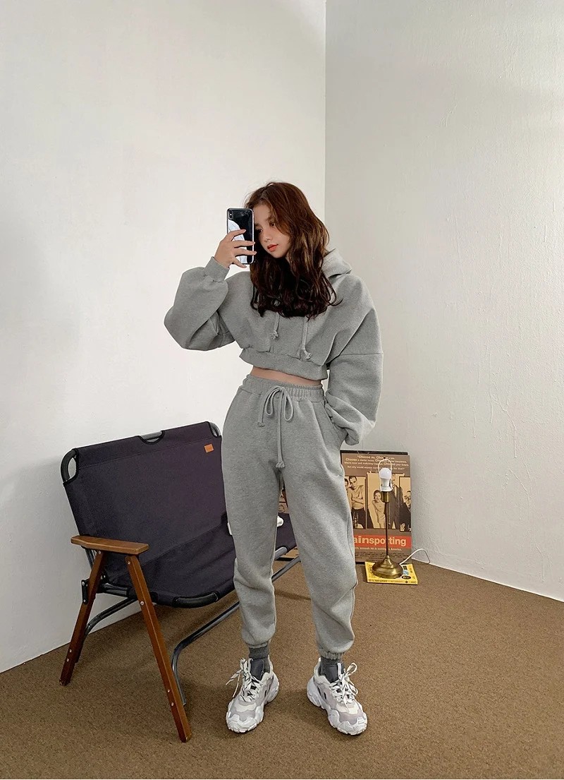 Áo phối quần jogger