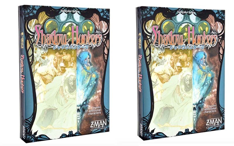 Poster board game Shadow Hunters.