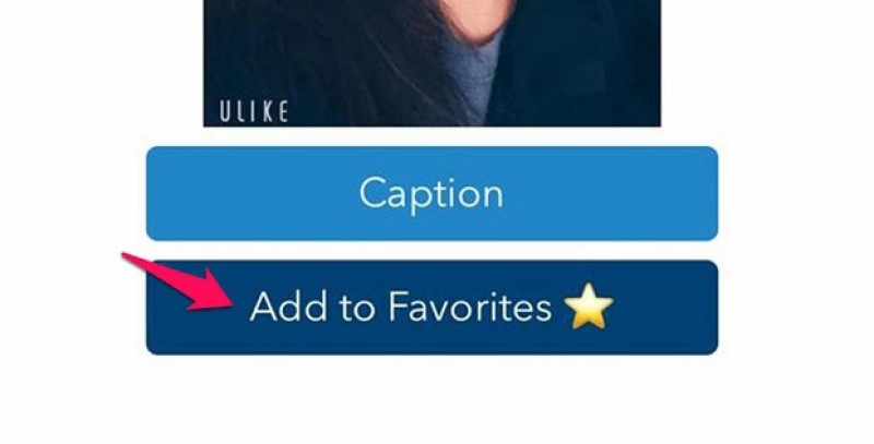 Chọn “Add to Favorites” để thực hiện bước tiếp theo trong hướng dẫn cách tải ảnh instagram