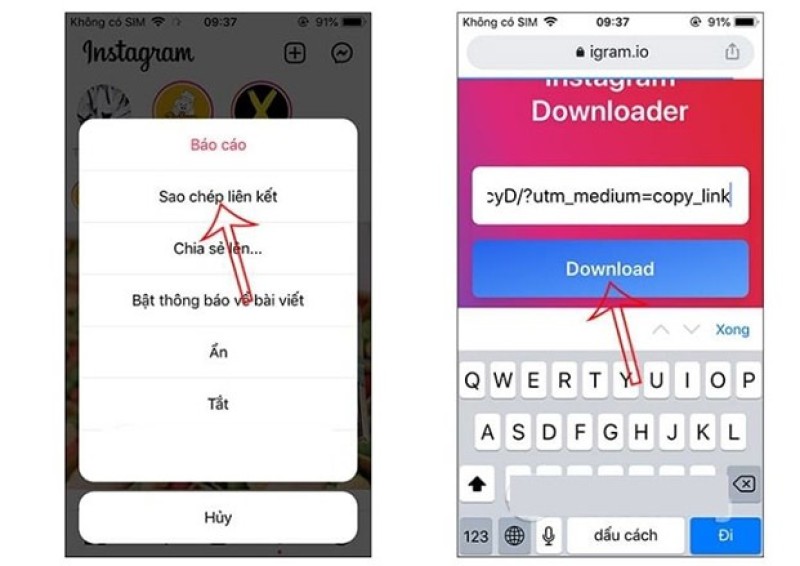 Sử dụng trang Web io