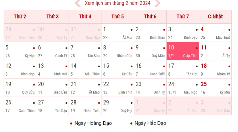 Tết Nguyên Đán 2024 Rơi Vào Ngày Nào Dương Lịch? Lịch Nghỉ Ra Sao?
