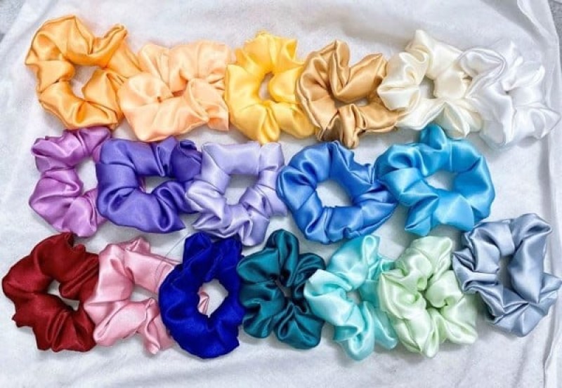 Vải satin bóng.