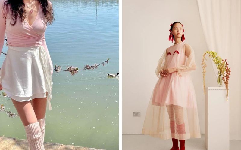 Phong cách Balletcore trông thơ ngây và dịu dàng
