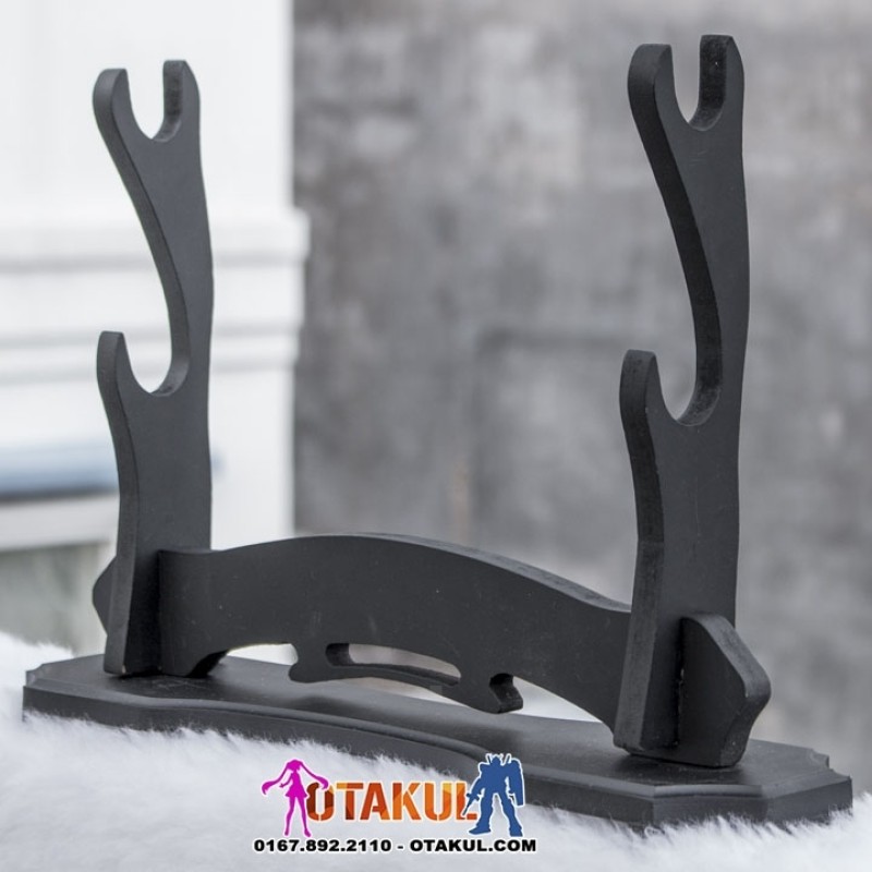 Giá trưng bày kiếm gỗ 2 tầng