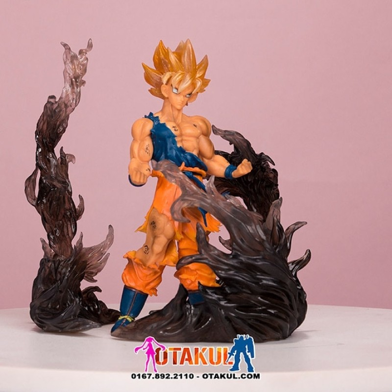 Hiệu ứng lửa đen cho figure