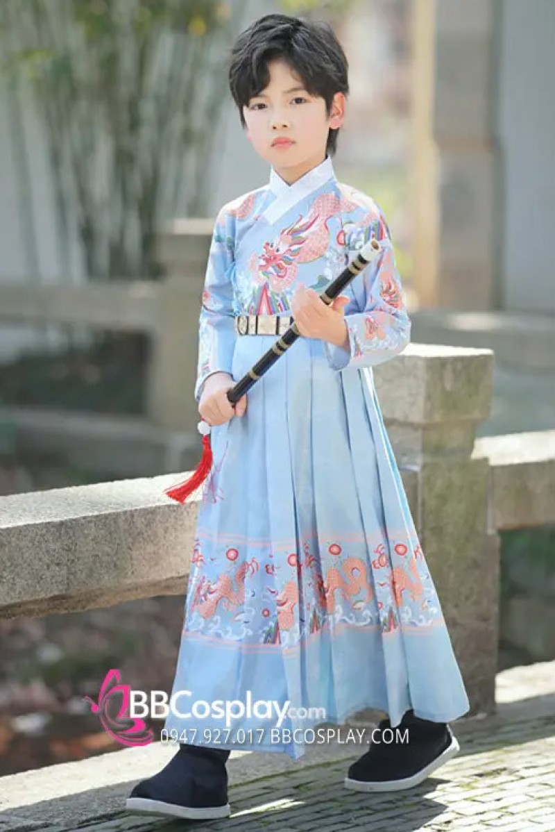 Hán Phục Công Tử Bé Trai cao 120cm