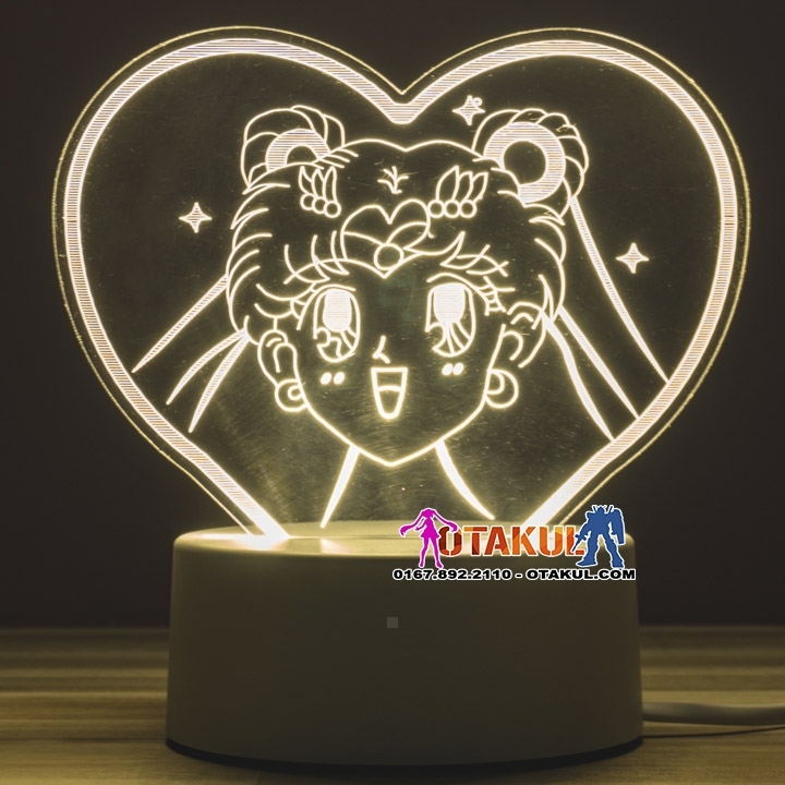 Đèn ngủ LED Anime Sailor moon vàng